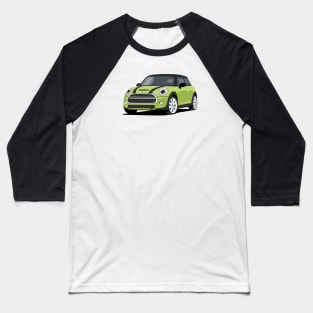 Car sport  mini retro green lime Baseball T-Shirt